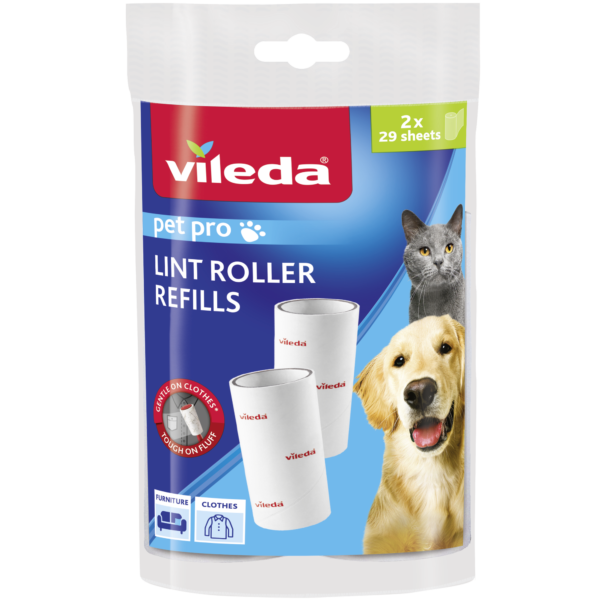 Rezervă rolă scame Vileda Pet Pro, 2 bucăți